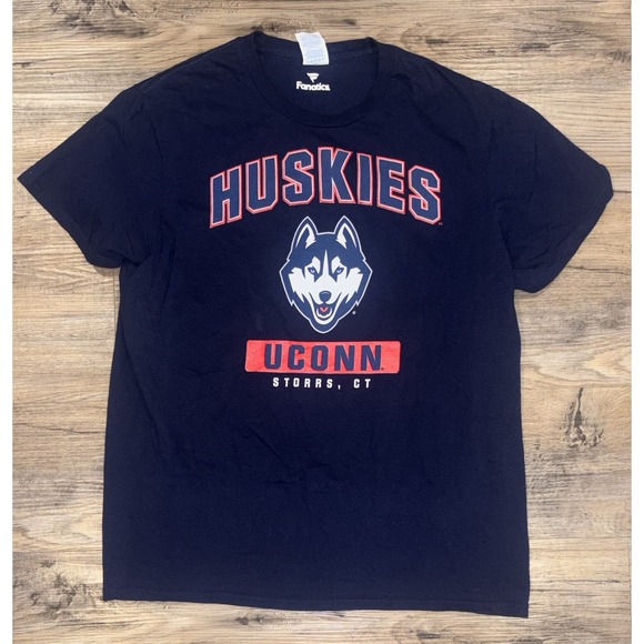 Fanatics Other - Fanatics UConn Huskies Shirt Unisex L Navy Blue Connecticut NCAA Basketball